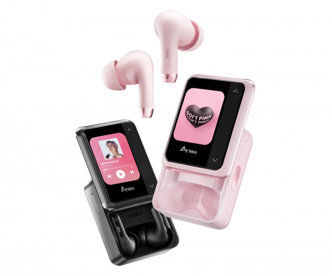 Навушники з інтегрованим штучним інтелектом та сенсорним екраном  ikko ActiveBuds AB02